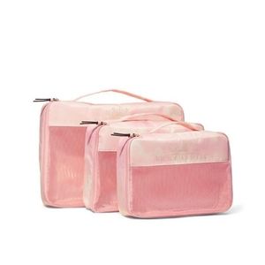 Victoria secret Trio Packing cube Travel Essential set NWT